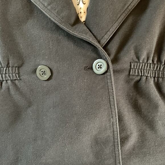 White House Black Market Balloon Sleeve Black Blazer Jacket Women’s Sz XL - Picture 7 of 14